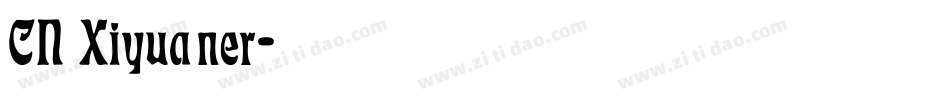 CN Xiyuaner字体转换